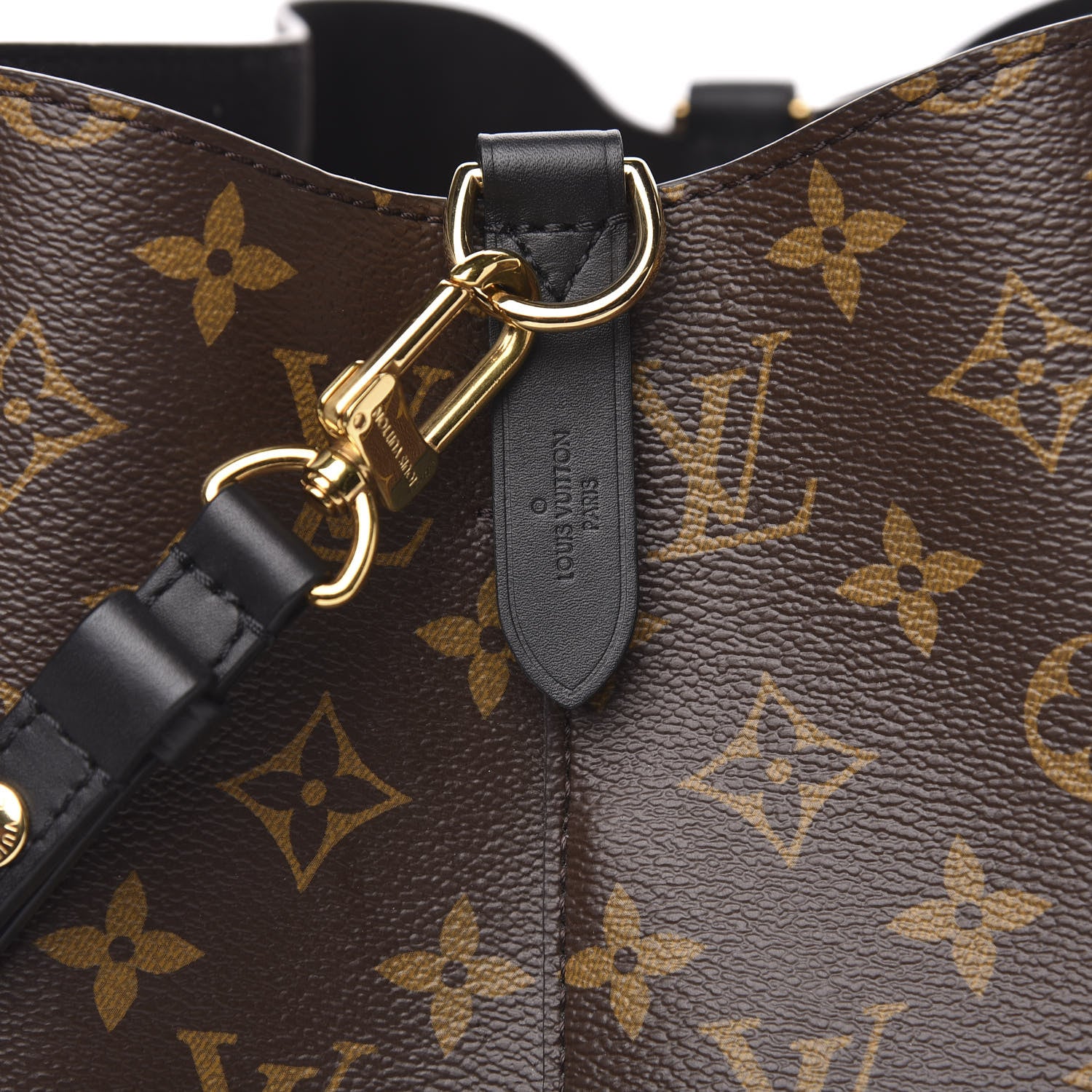 Louis Vuitton Monogram Neonoe MM Black 6 of 10