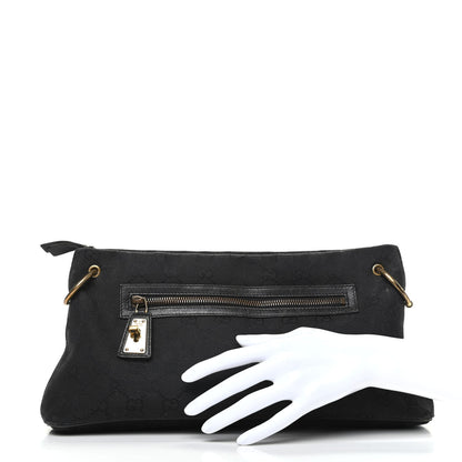 Gucci Monogram Chain Ellington Handbag Black 2 of 7