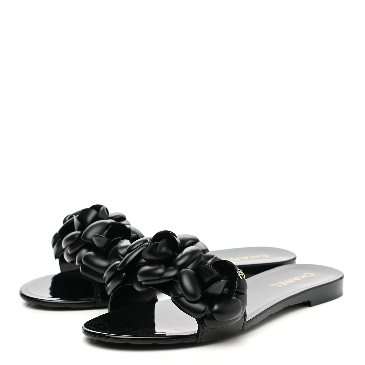 Patent Camellia CC Slides 36 Black