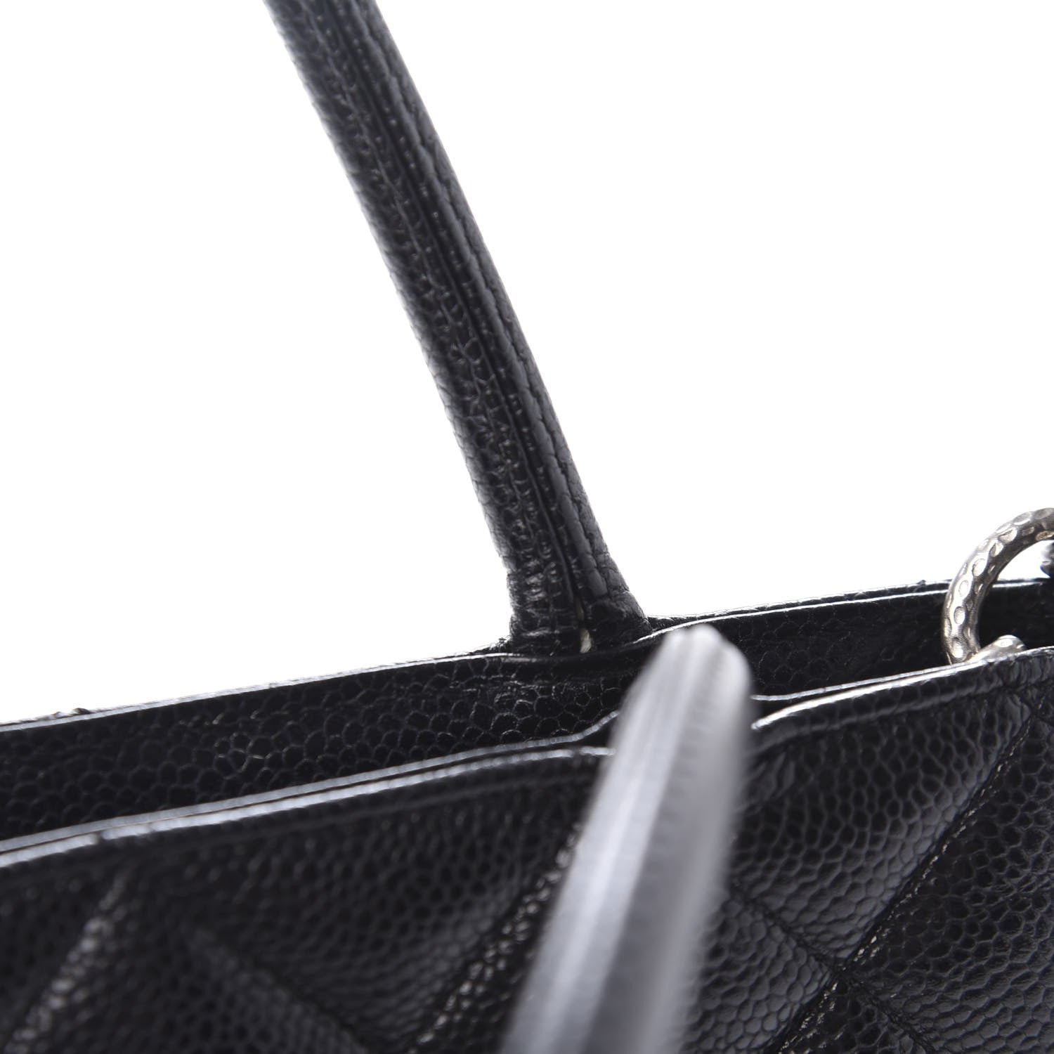 Chanel Caviar Quilted Medallion Tote Black 11 of 11