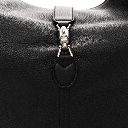 Gucci Amour Grane Calfskin Medium Jackie 1961 Crossbody Bag Black 8 of 10