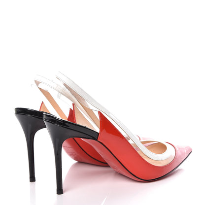 Christian Louboutin Patent PVC Paulina 100 Pumps 36 Carazon 4 of 10