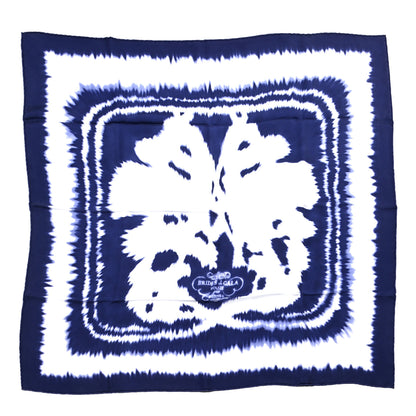 Hermes Silk Brides De Gala Wash Scarf 90 Marine White 1 of 4