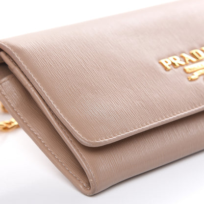 Prada Vitello Move Chain Wallet Cammeo 8 of 12