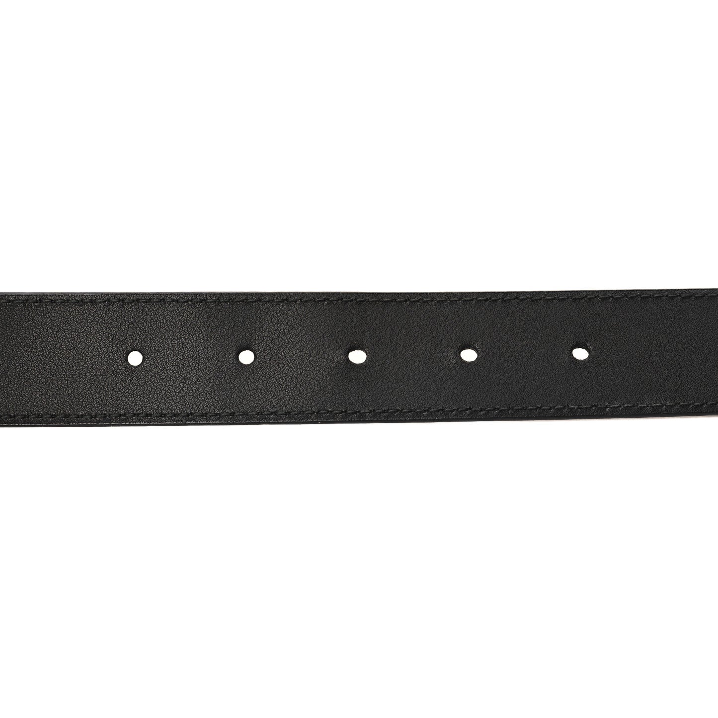 Moon Calfskin Double G 30mm Belt 75 30 Black