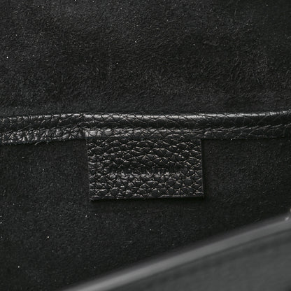 Celine Drummed Calfskin Nano Luggage Black 6 of 12