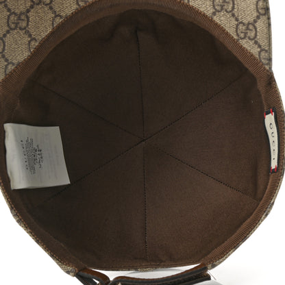 Gucci GG Supreme Monogram Boutique Print Baseball Hat M Beige 7 of 10