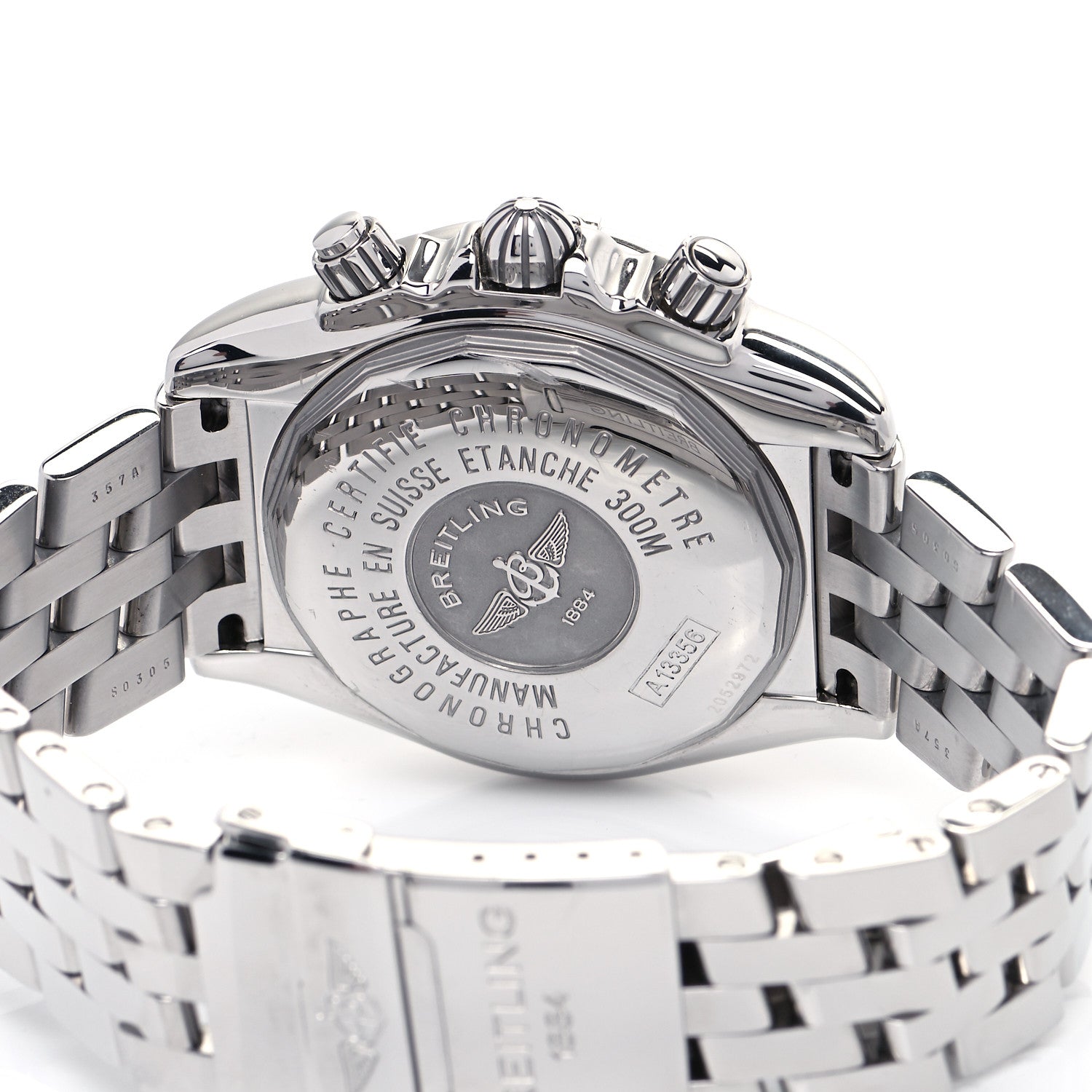 Breitling Stainless Steel Mother of Pearl 44mm Chronomat Automatic Watch A13356 4 of 5