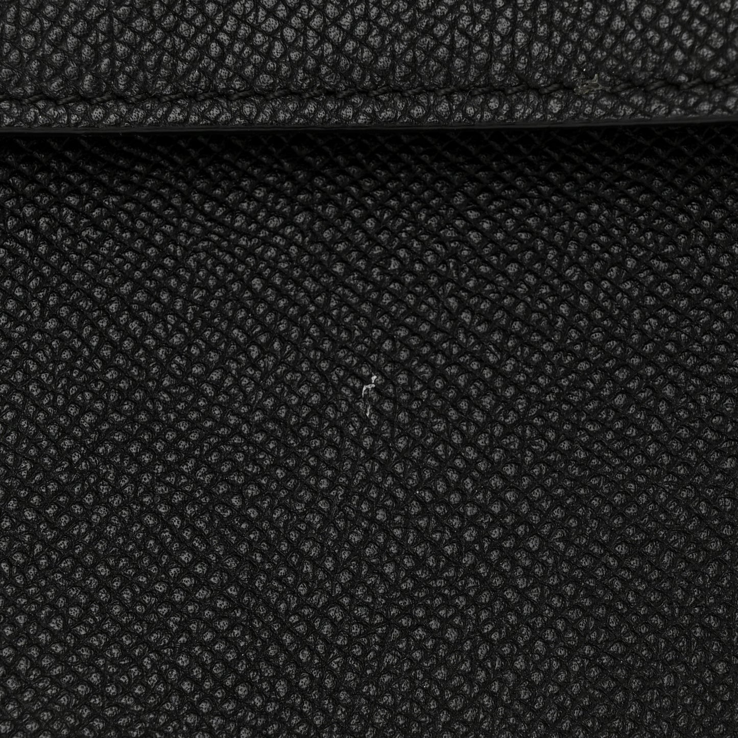 Grained Calfskin Mini Belt Bag Black