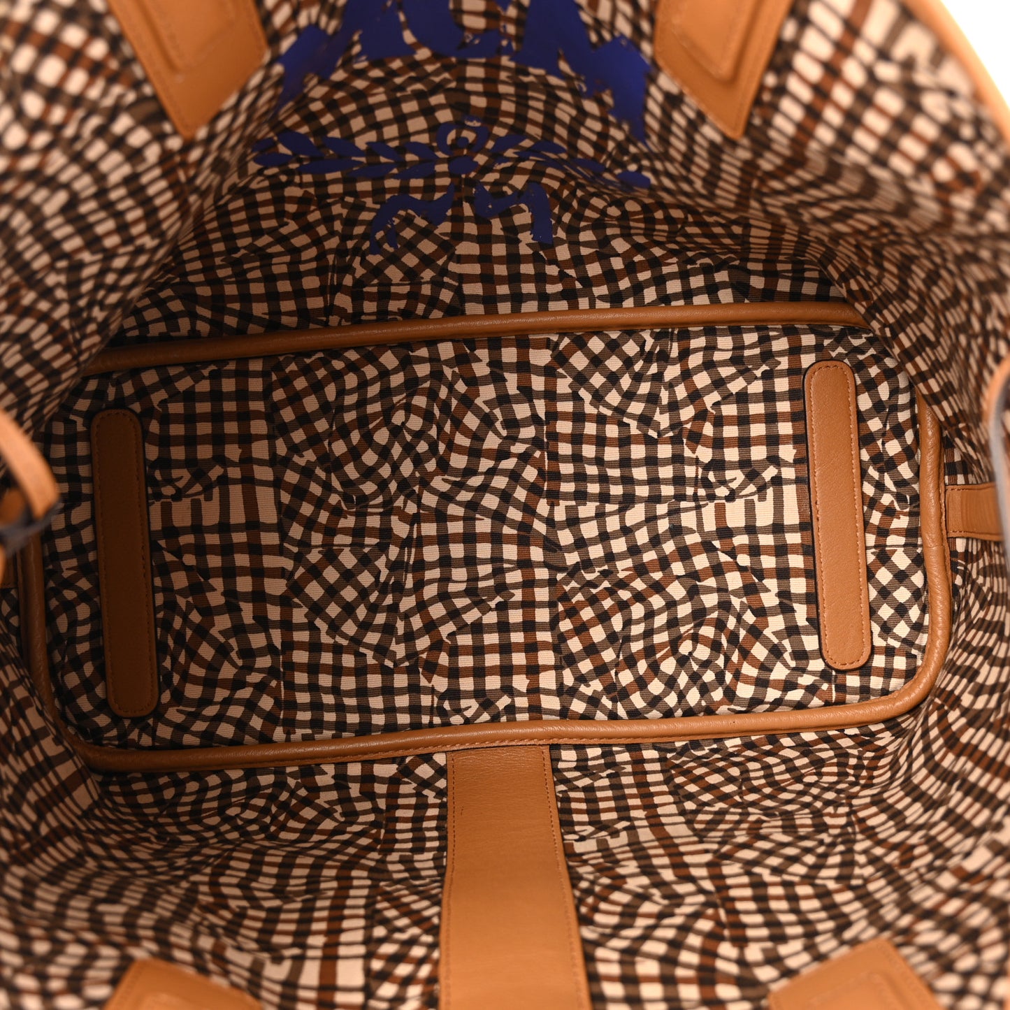 Visetos Medium Liz Reversible Shopper Tote Cognac