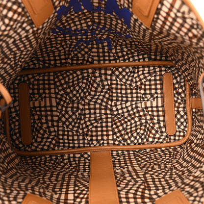 MCM Visetos Medium Liz Reversible Shopper Tote Cognac 9 of 24