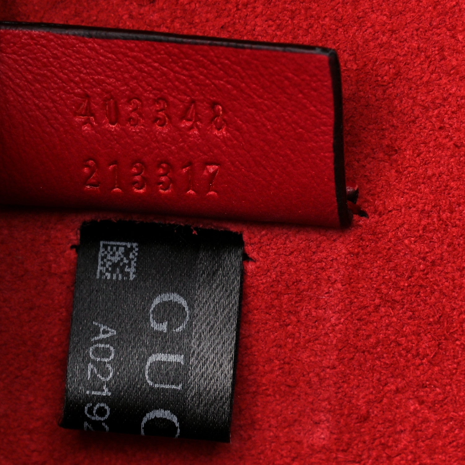 Gucci GG Supreme Monogram Suede Cudu Medium Dionysus Shoulder Bag Beige Ebony Vulcanic Red 7 of 14