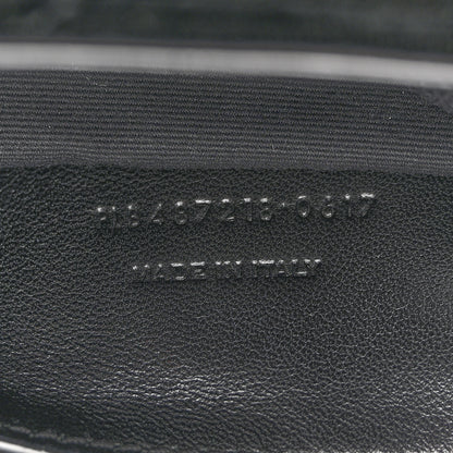 Saint Laurent Velvet Y Quilted Monogram Small Loulou Chain Satchel Black 7 of 15