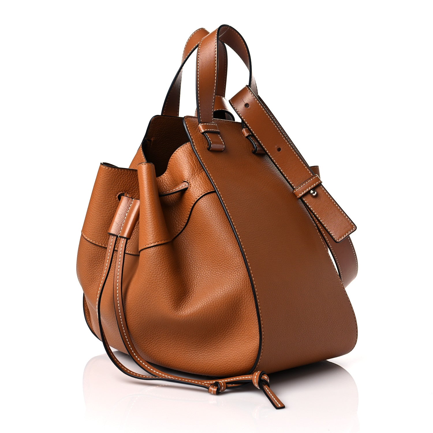 Loewe Calfskin Medium Hammock Shoulder Bag Light Caramel 2 of 9