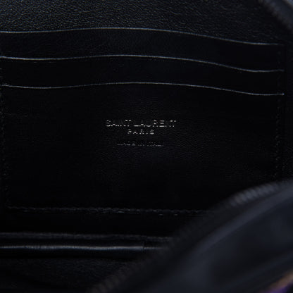 Saint Laurent Canvas Calfskin Metallic Tiger Print Monogram Lou Camera Bag Multicolor 8 of 9