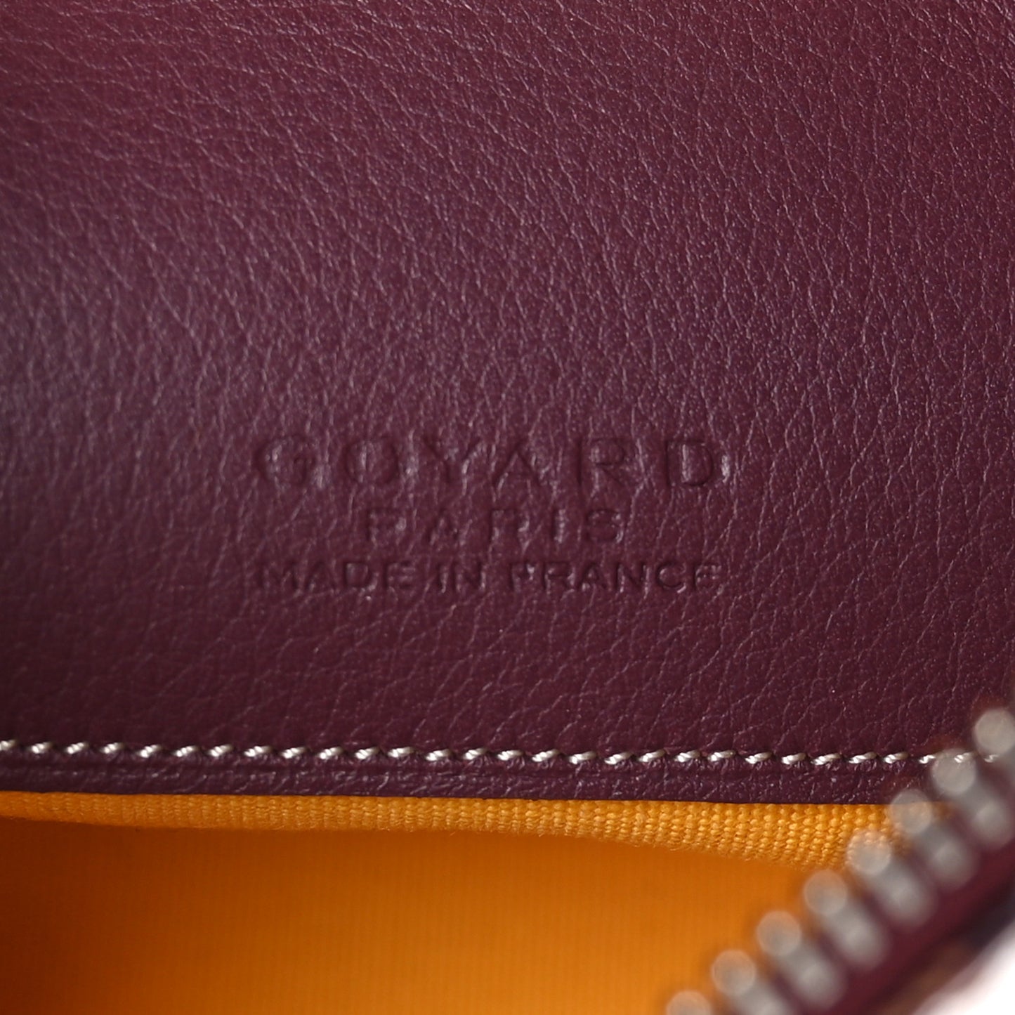 Goyardine Senat Pochette PM Burgundy
