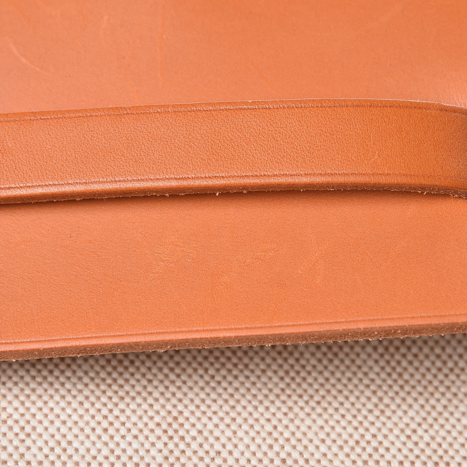Hermes Toile Vache Calfskin Herbag 40 GM Natural 8 of 21