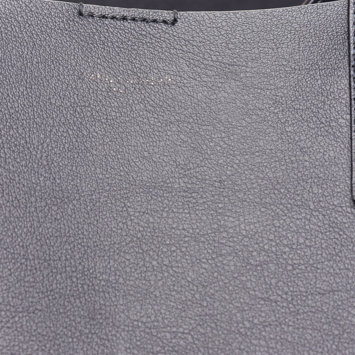 Calfskin Large Shopping Tote Deep Marine