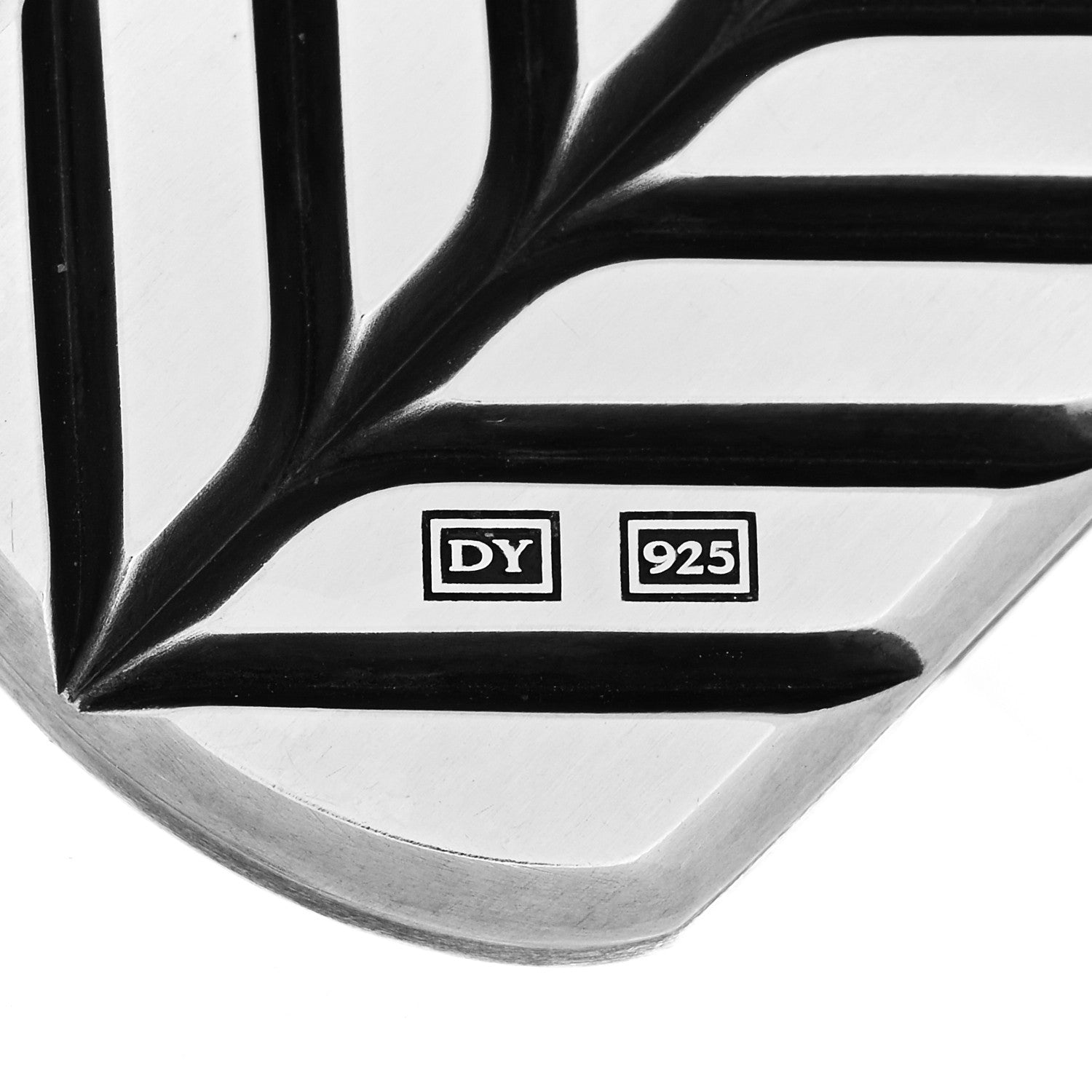 David Yurman Sterling Silver Black Onyx Exotic Stone Dog Tag Pendant 4 of 4