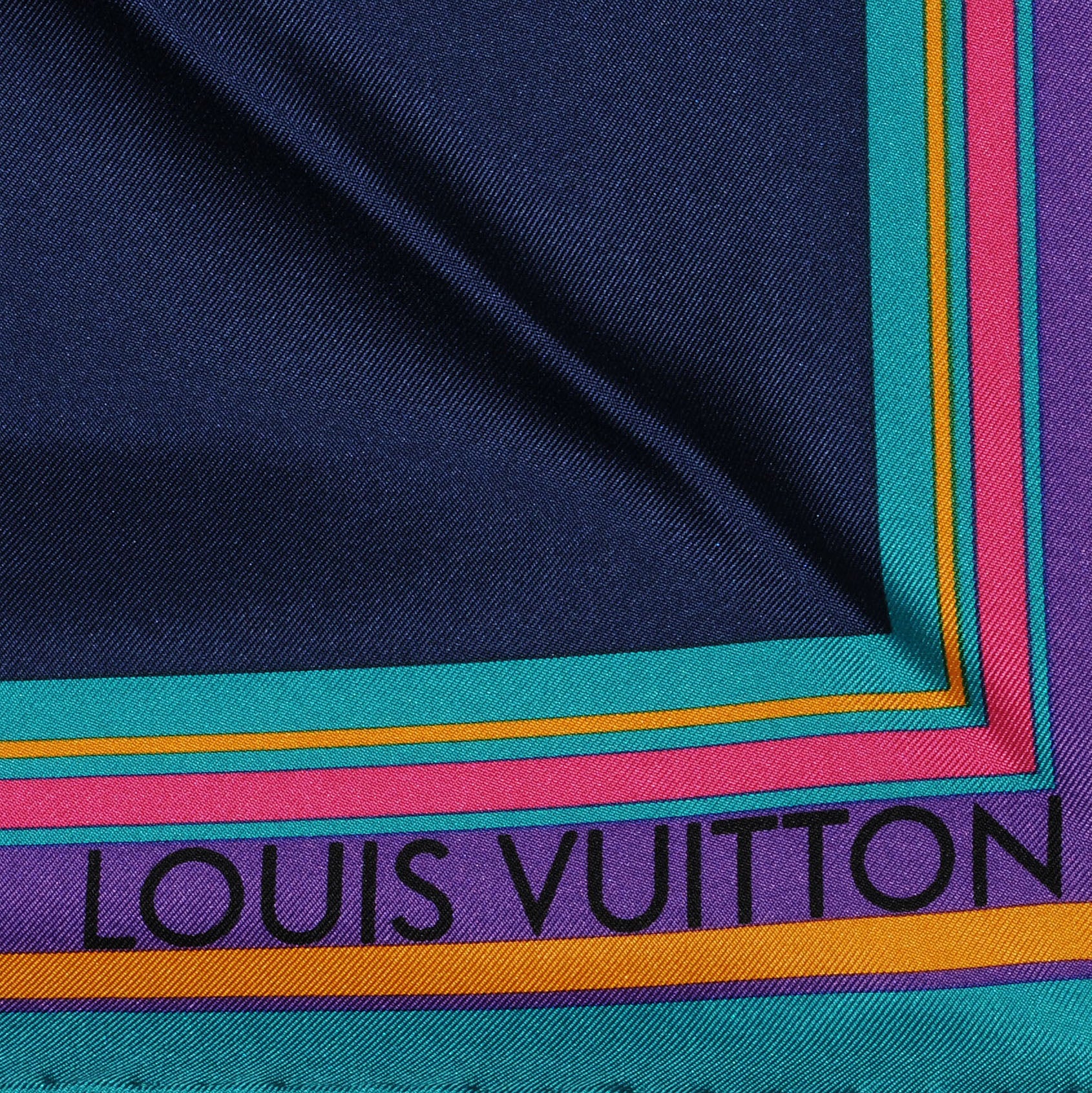 Louis Vuitton Silk Leopard Giraffe Pompons Scarf 4 of 7