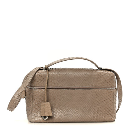 Loro Piana Matte Snakeskin Extra Pocket L27 Grey 1 of 10