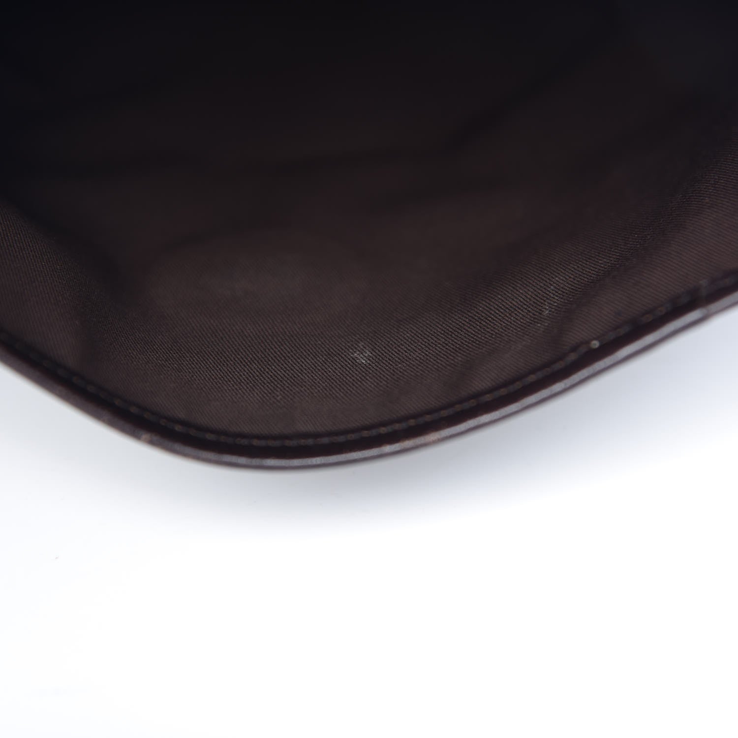 Gucci GG Supreme Monogram Selleria Calfskin Small Flap Messenger Bag Beige Ebony Cocoa Dark Chocolate 12 of 13