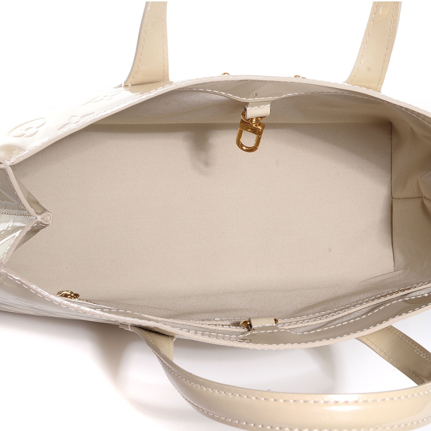 Louis Vuitton Vernis Wilshire PM Blanc Corail 5 of 7