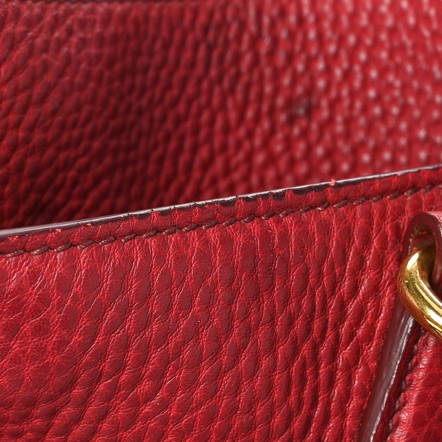Vitello Daino Tote Rosso