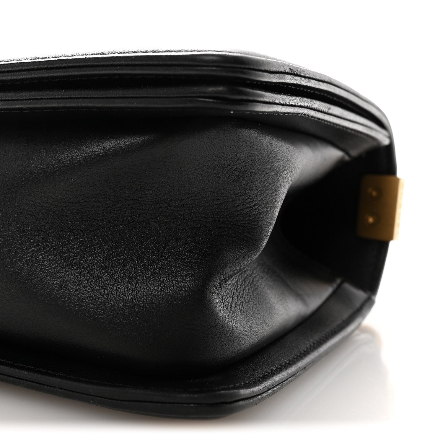 Chanel Lambskin Chevron Quilted Medium Boy Flap Black 10 of 10
