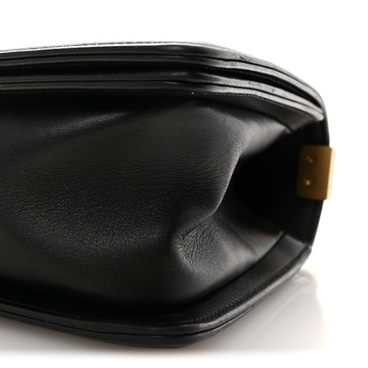 Chanel Lambskin Chevron Quilted Medium Boy Flap Black 10 of 10