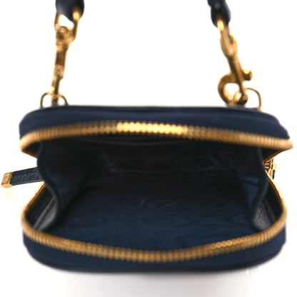 Christian Dior Oblique 30 Montaigne Phone Holder Blue 4 of 8