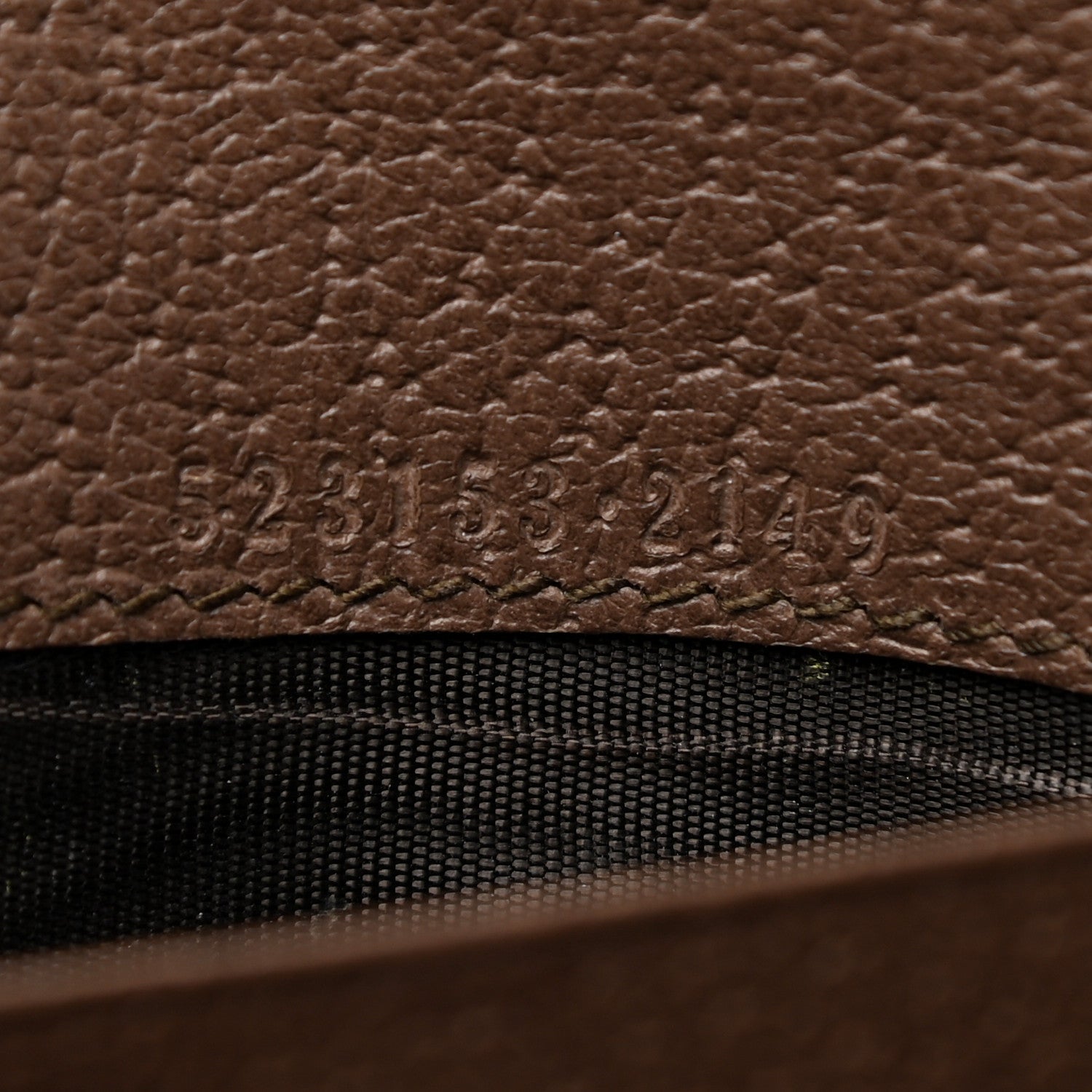 Gucci GG Supreme Monogram Web Ophidia Continental Wallet Brown 6 of 9