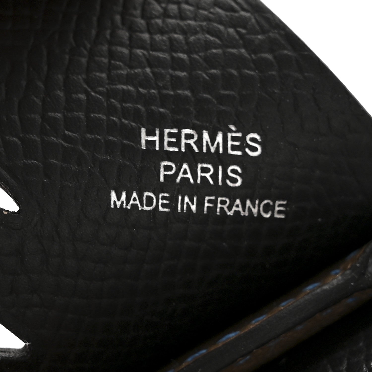 Hermes Epsom Swift Chevre Mysore Birdy Bag Charm Black Etoupe Bleu Hydra Bleu Brume 3 of 5