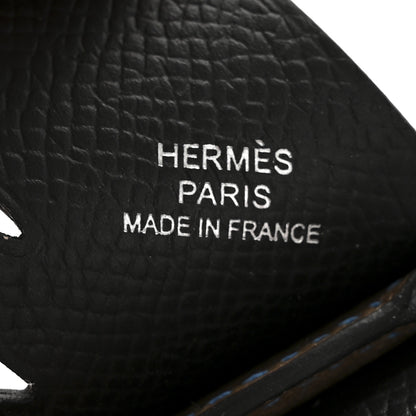 Hermes Epsom Swift Chevre Mysore Birdy Bag Charm Black Etoupe Bleu Hydra Bleu Brume 3 of 5