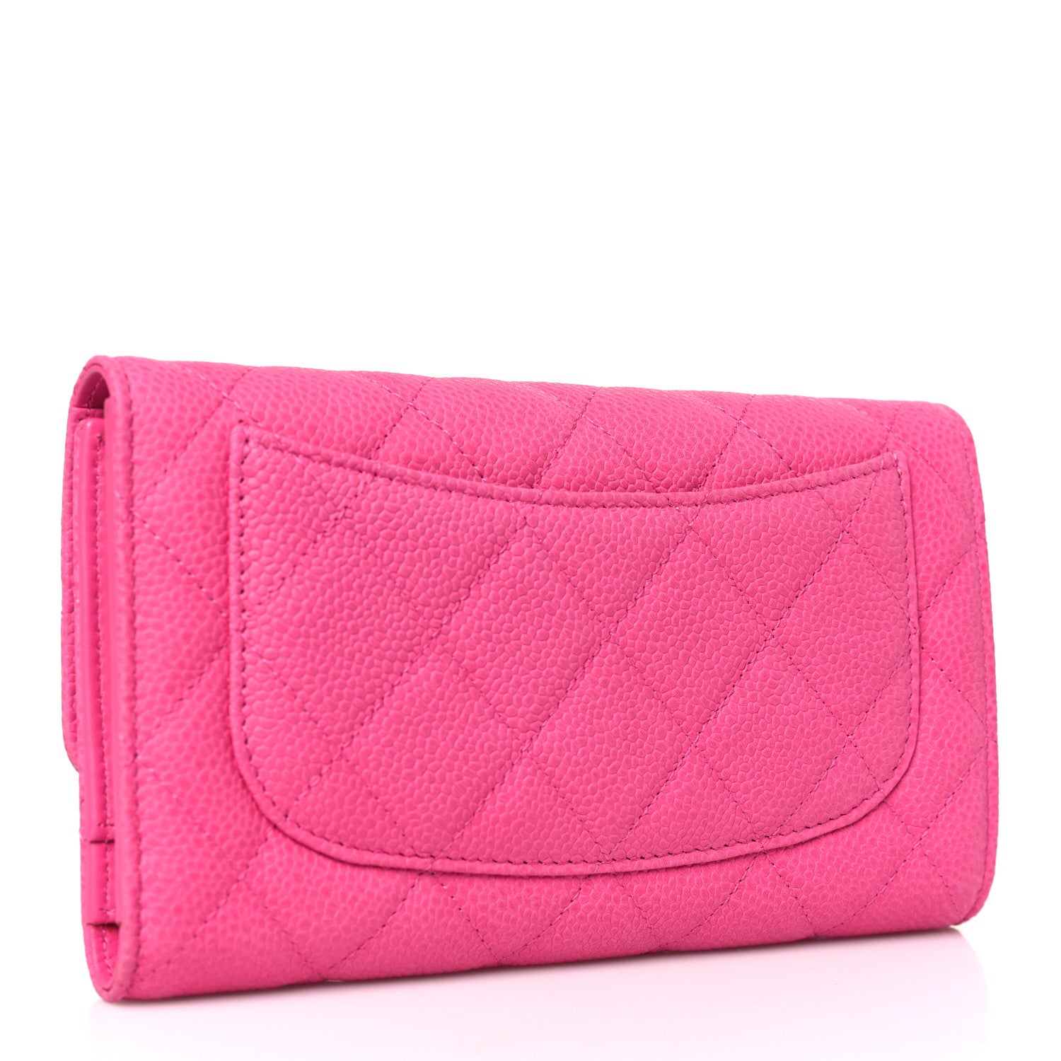 Chanel Caviar Quilted Large Flap Wallet Pink 3 of 10