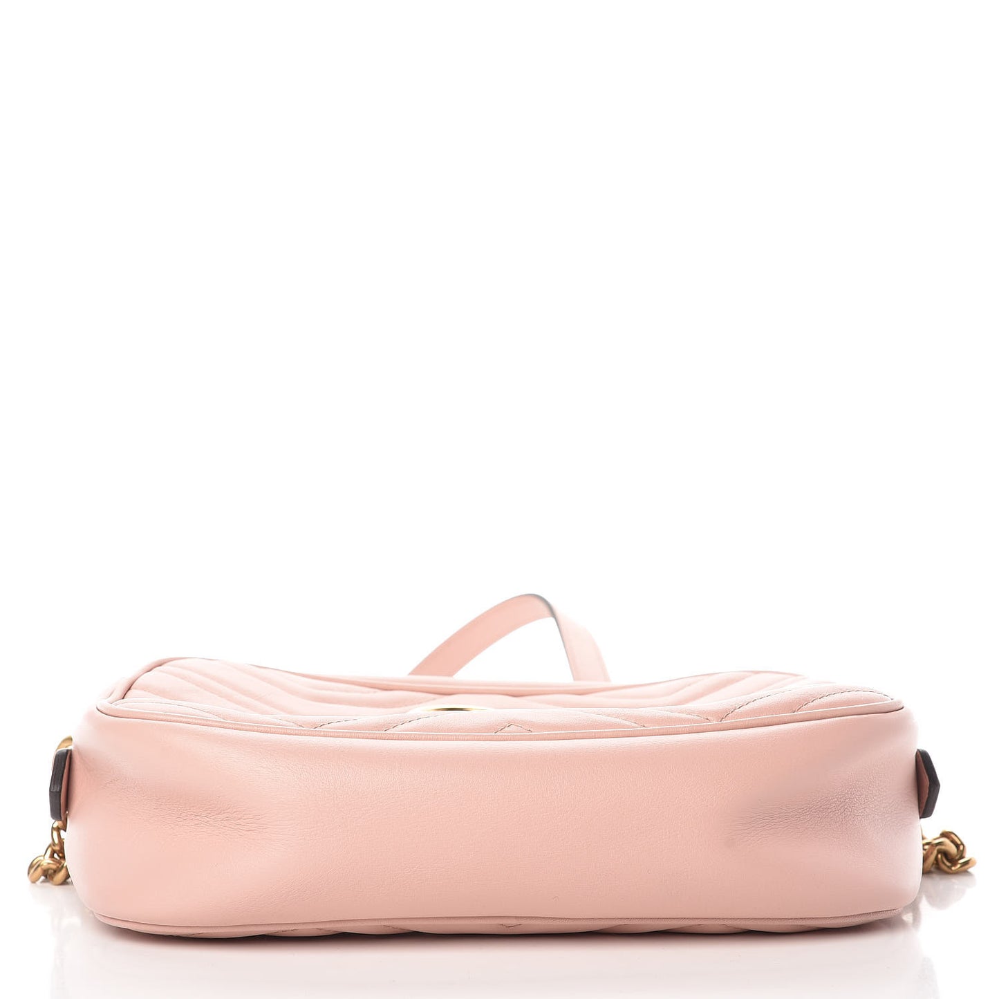 Calfskin Matelasse Small GG Marmont Chain Shoulder Bag Perfect Pink