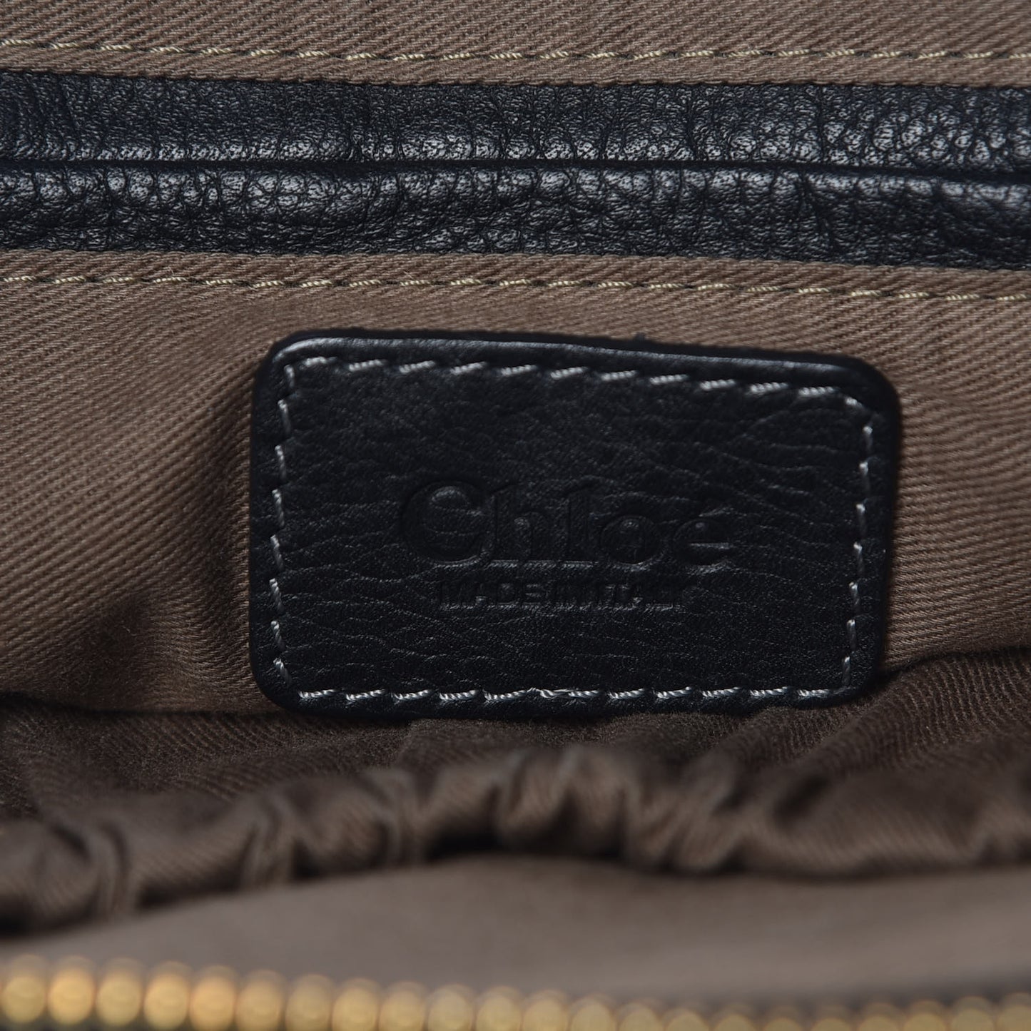 Calfskin Medium Marcie Satchel Black