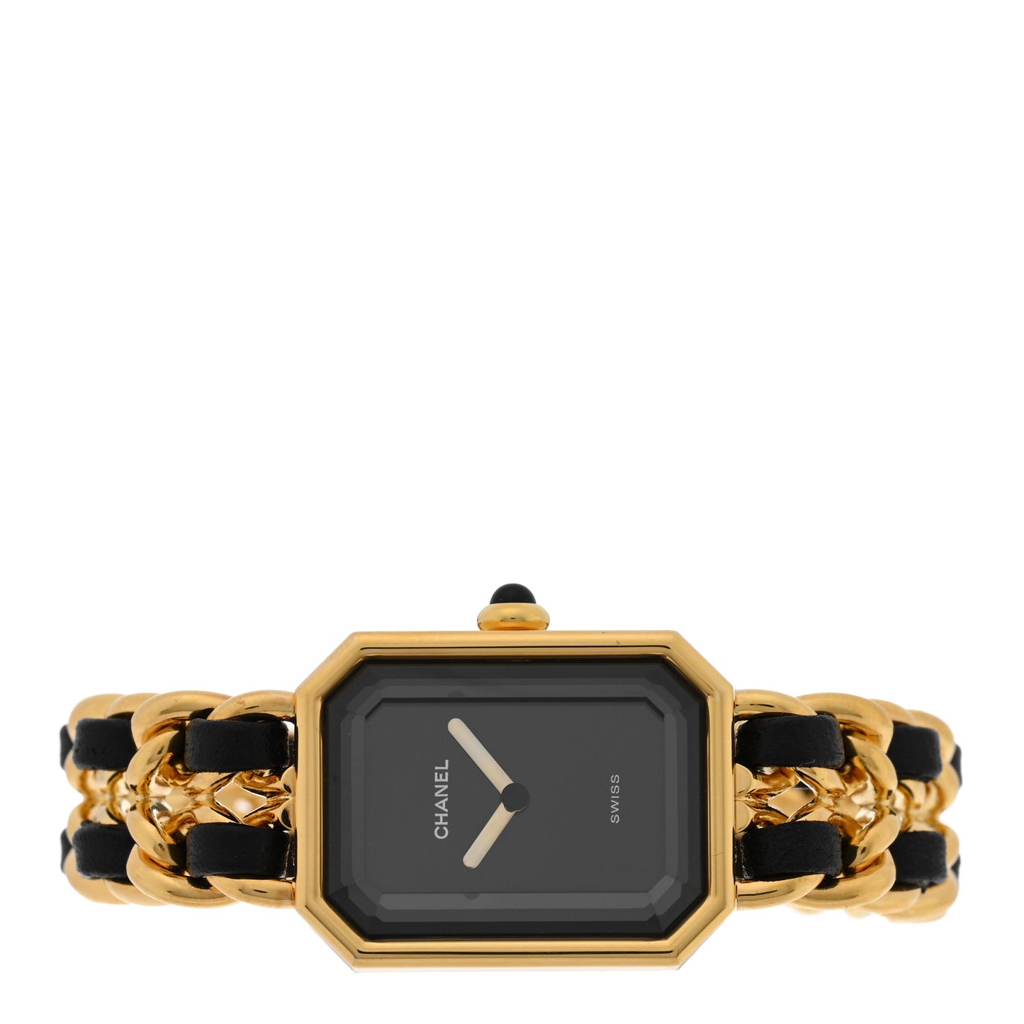 Stainless Steel Lambskin 20mm Chain Premiere Quartz Watch Gold M