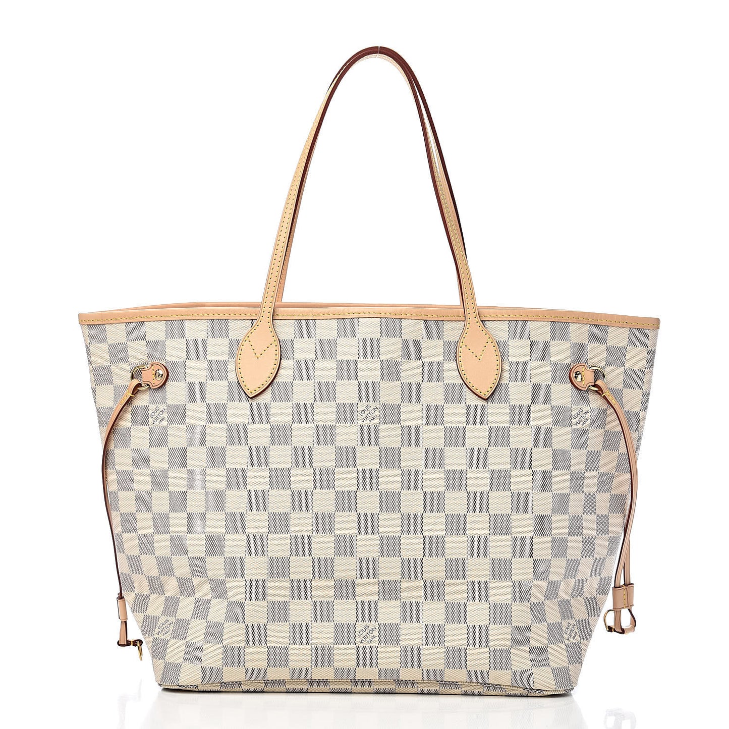 Damier Azur Neo Neverfull MM Rose Ballerine