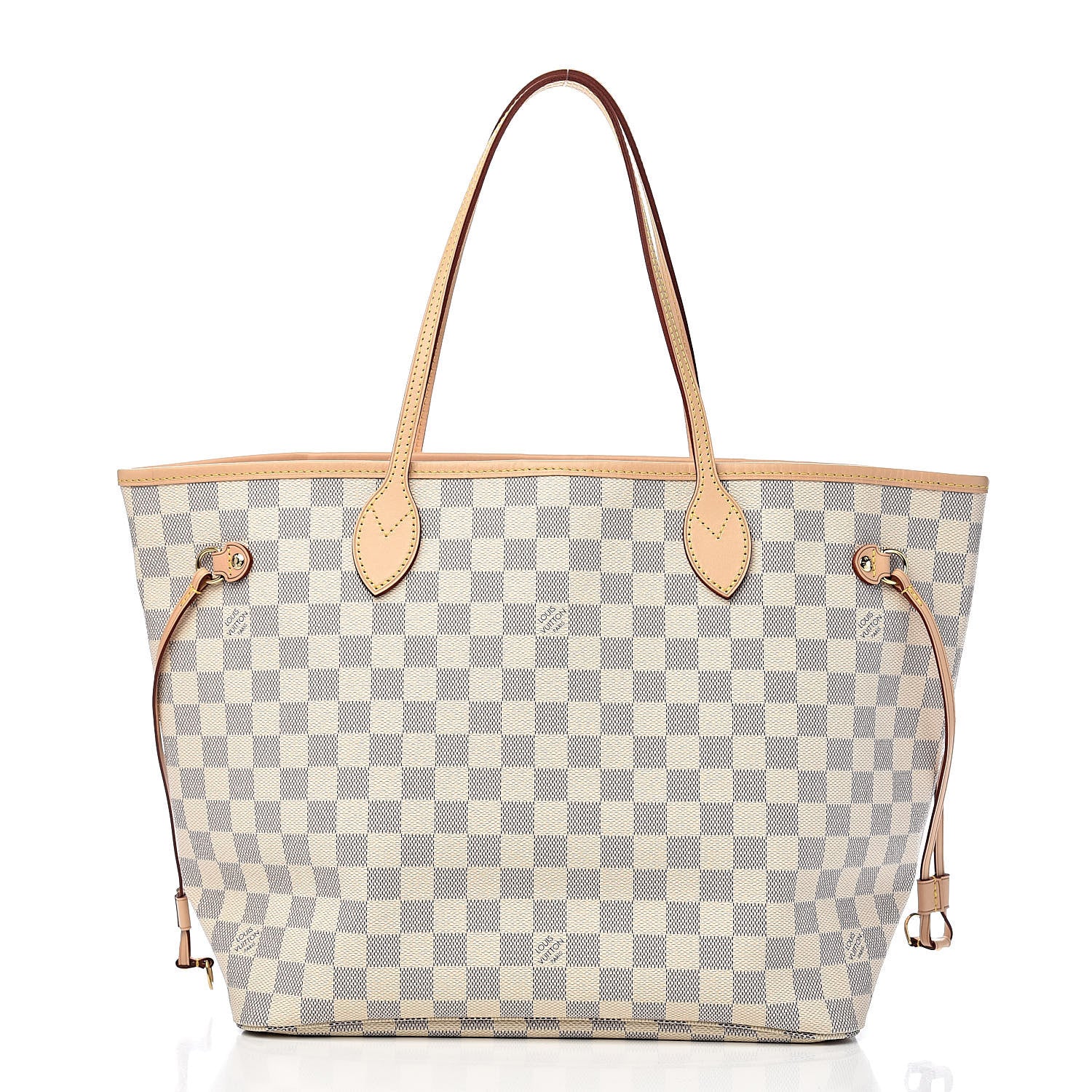 Louis Vuitton Damier Azur Neo Neverfull MM Rose Ballerine 3 of 11