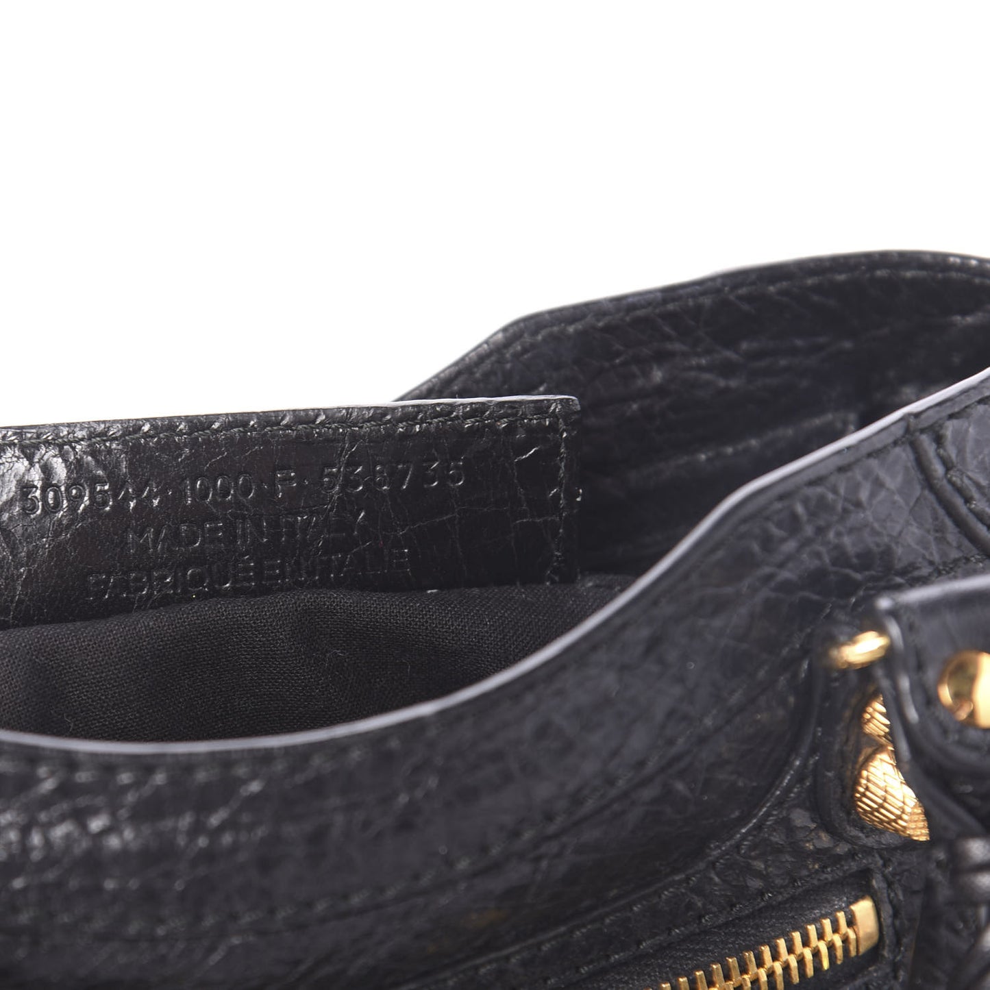 Agneau Giant 12 Gold Hardware Mini City Black