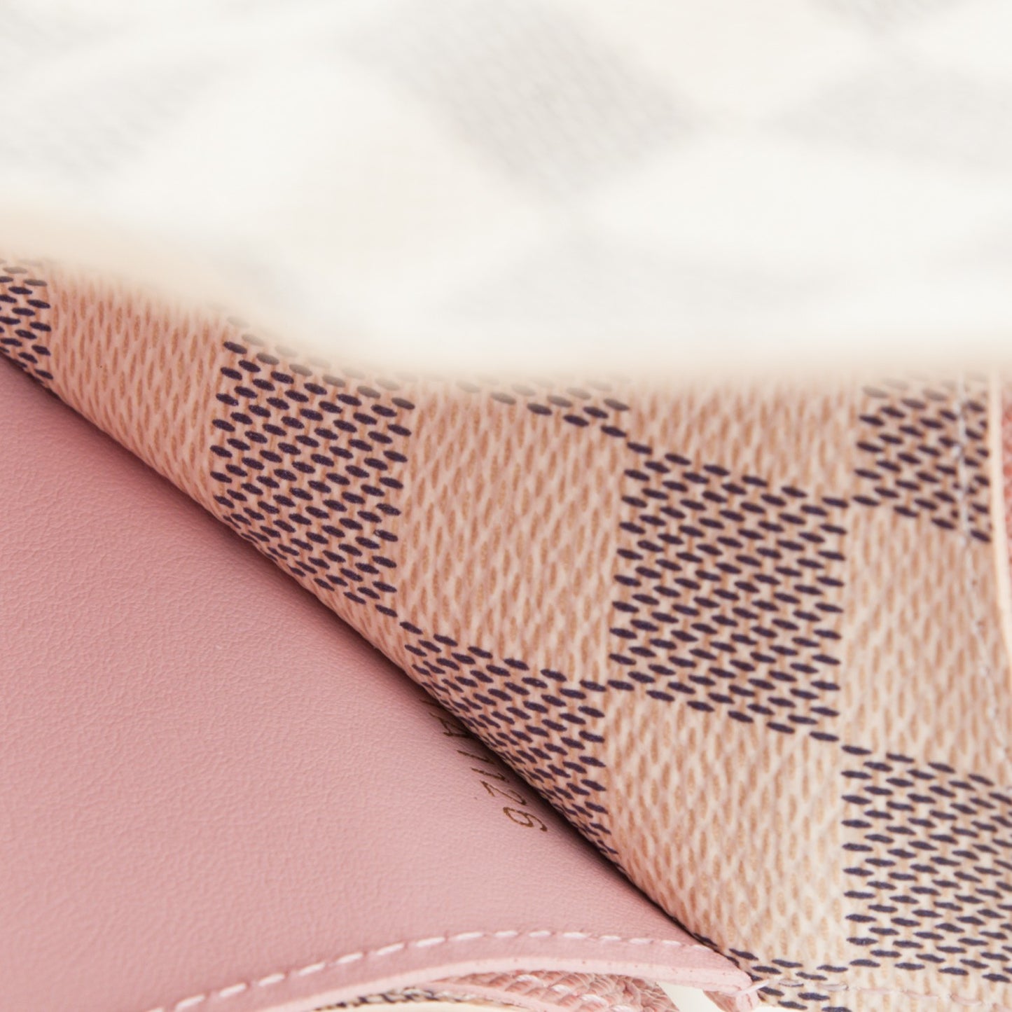 Damier Azur Emilie Wallet Rose Ballerine