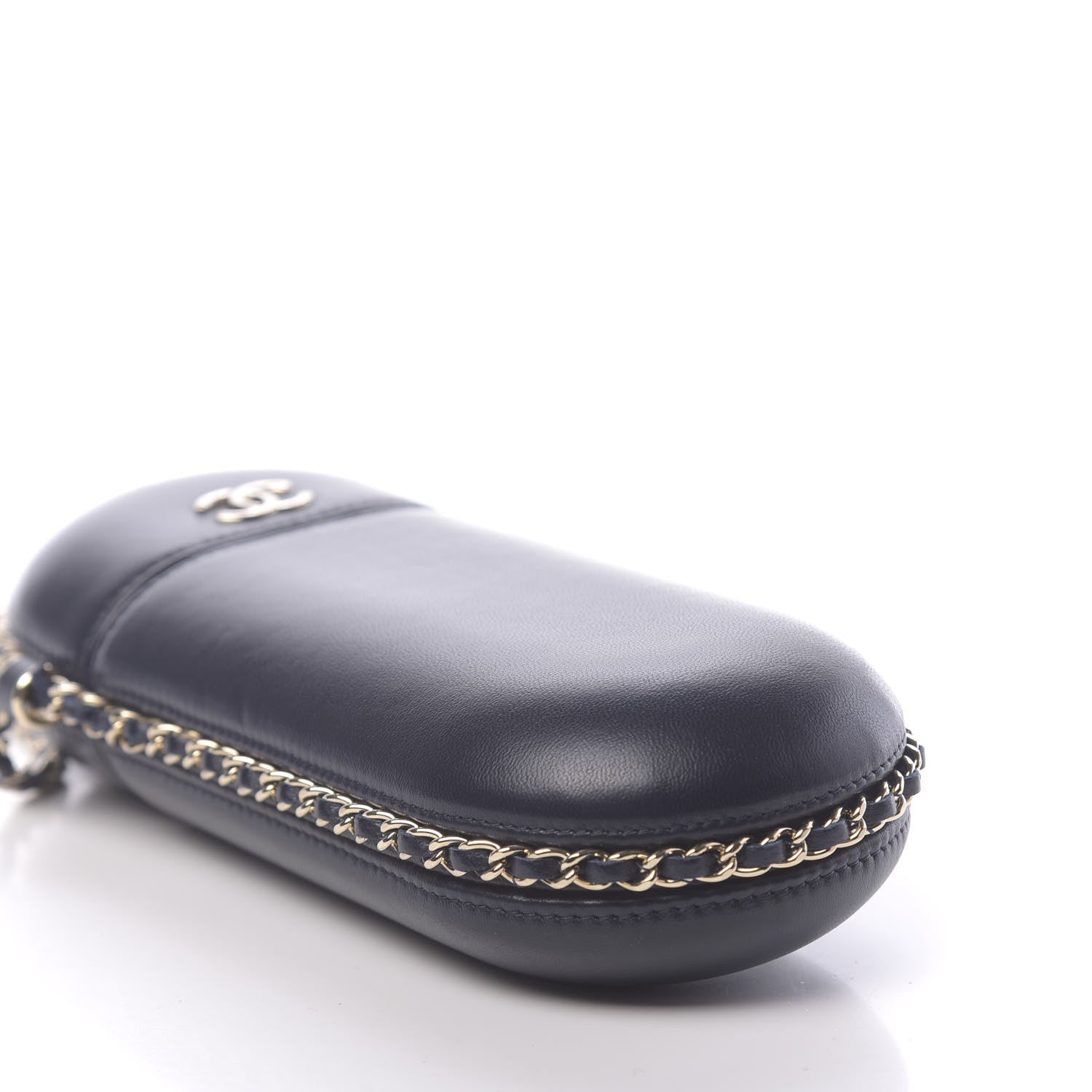 Chanel Lambskin Chain Around Phone Holder Black 9 of 10