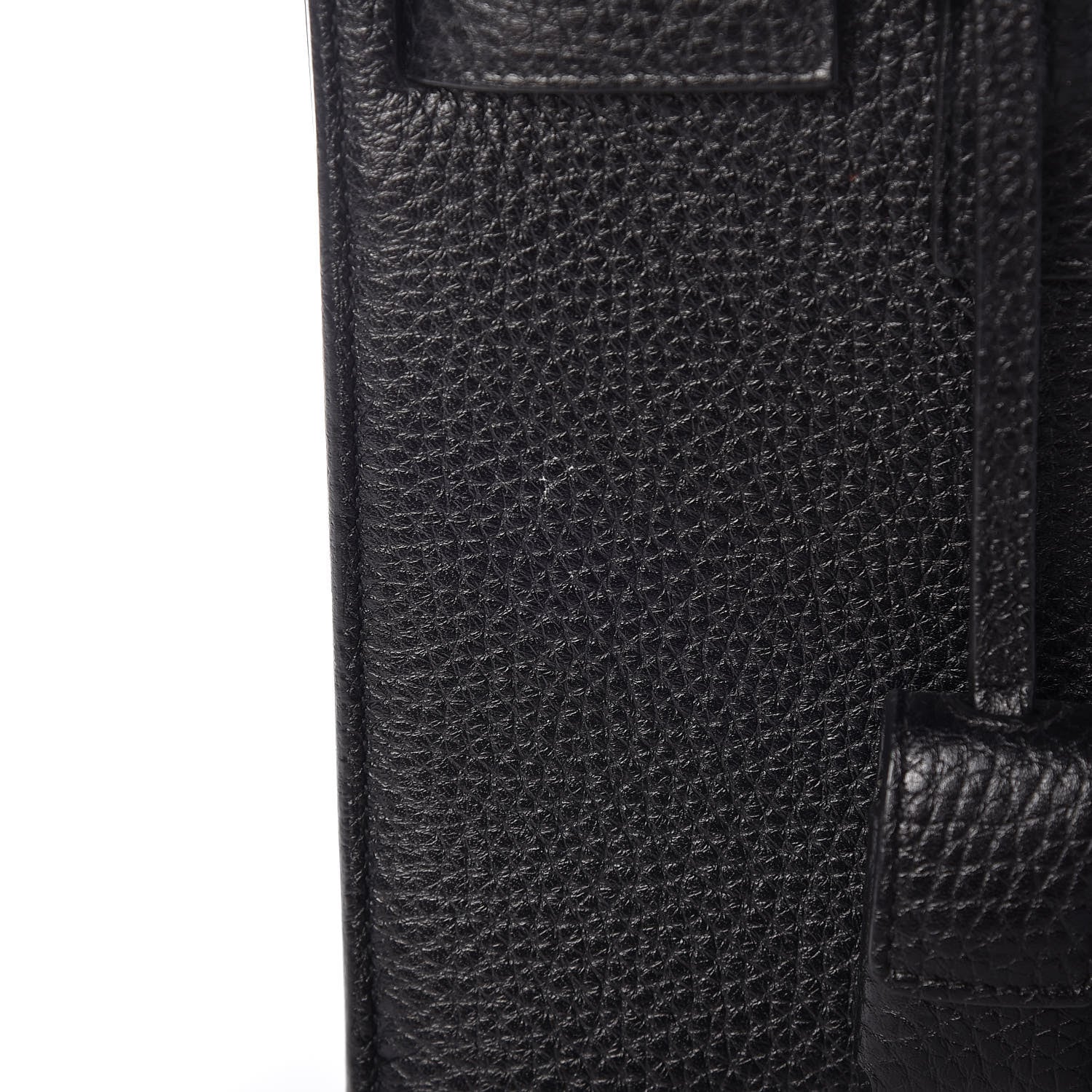 Saint Laurent Grained Calfskin Baby Sac De Jour Black 14 of 14