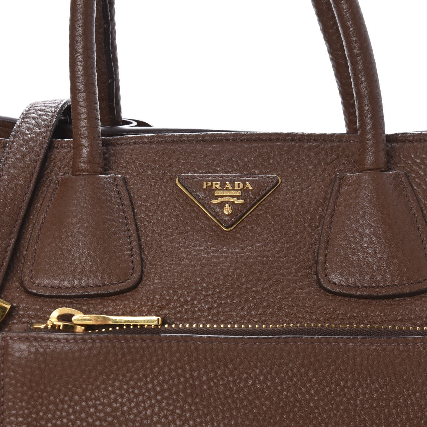 Vitello Daino Shopping Tote Bruciato