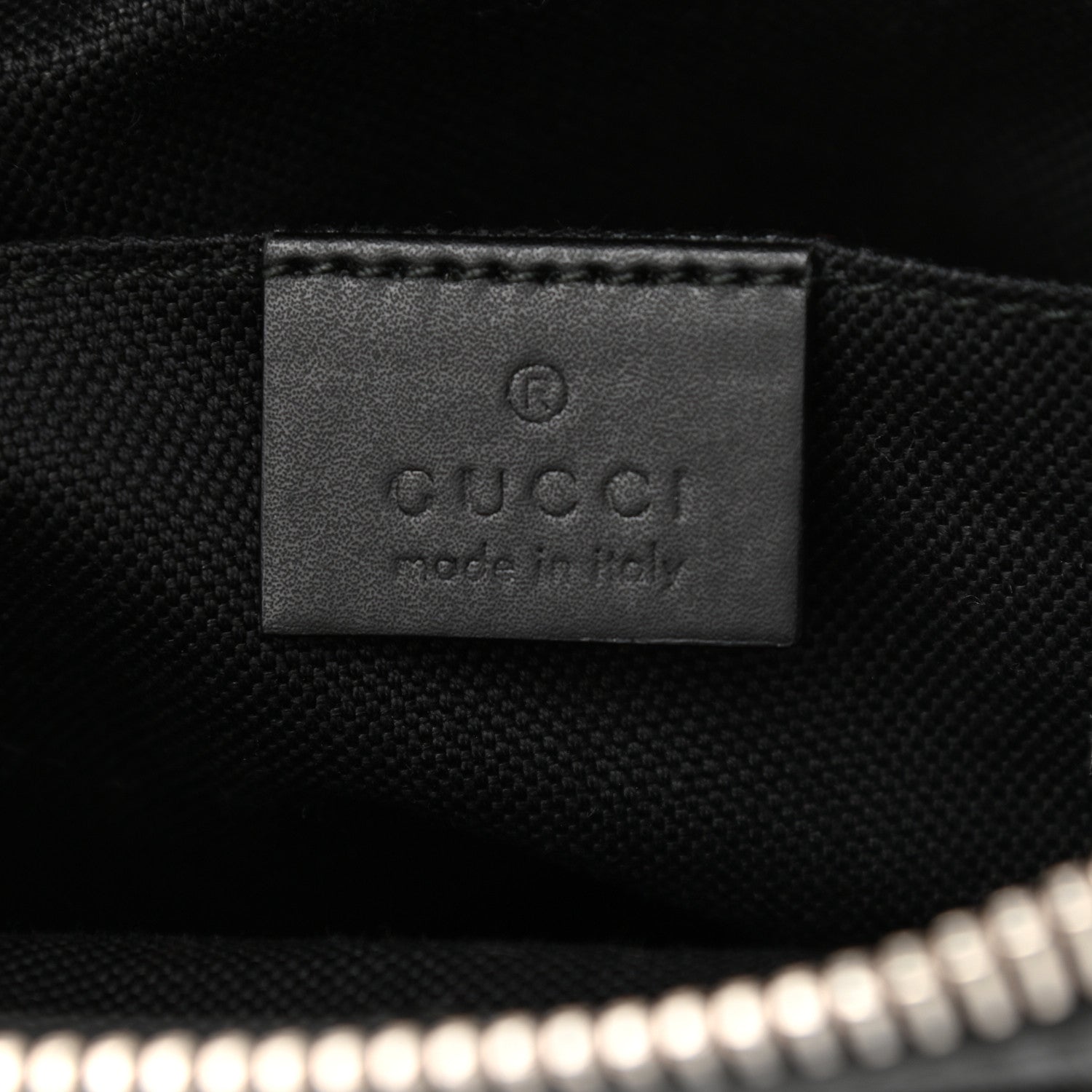Gucci GG Supreme Monogram Web Small Flat Messenger Bag Black Grey 6 of 12