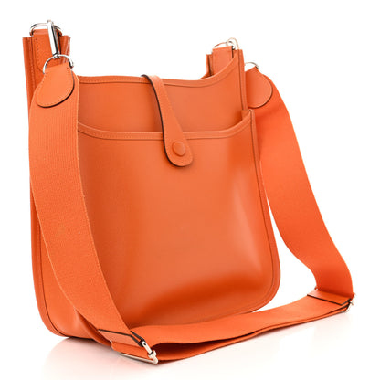 Hermes Epsom Evelyne III PM Orange 3 of 11