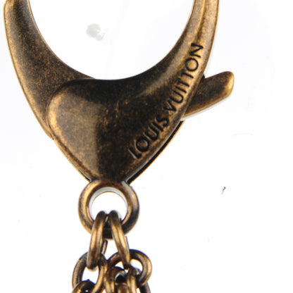 Louis Vuitton Antiqued Brass Resin Rock Flower Bag Charm 3 of 3