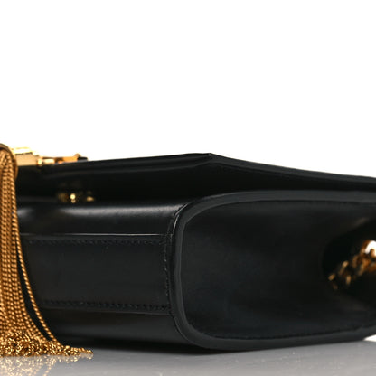 Saint Laurent Calfskin Small Classic Monogram Kate Tassel Satchel Black 9 of 9