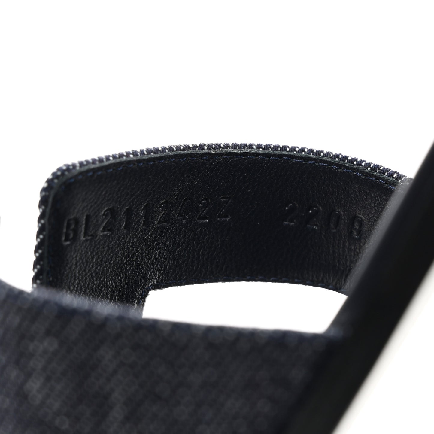 Denim Canvas Oran Sandals 39.5 Bleu Brut
